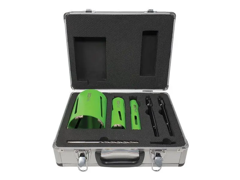 DCDKIT7 Diamond Dry Core Drill Bit Adjust, 7 Piece