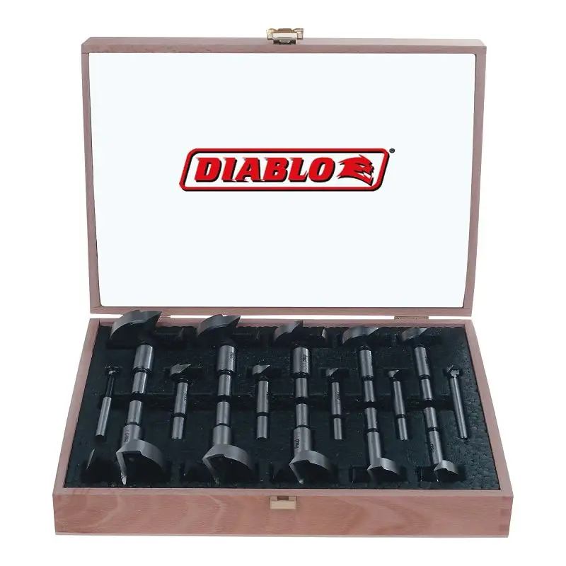 Diablo FB-100 Forstner Bit Place, 16-Piece, HSS