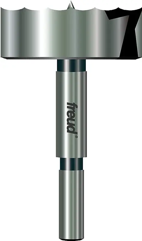 Freud Precision Shear PB-015 Forstner Bit, 2 Dia, 3-1/2 OAL, 3/8 Dia Shank