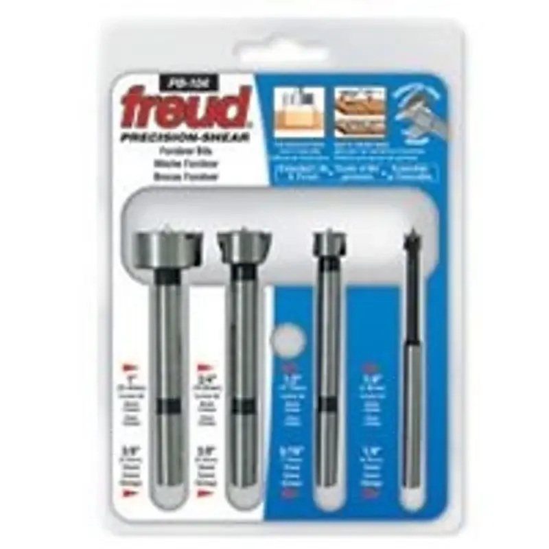 Freud Precision Shear PB-104 Forstner Bit Adjust, 4-Piece, Carbide