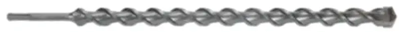 Irwin 322054 Hammer Drill Bit, 1 Dia, 10 OAL, Twist Flute, 1-Flute, 2 Dia Shank, SDS Plus Shank