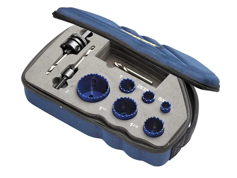 IRWIN INT600L Bi-Metal High Speed Holesaw Adjust, 9 Piece