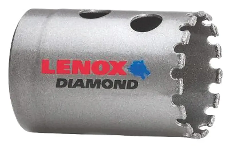 Lenox Diamond 1211722DGHS Hole Saw, 1-3/8 Dia, 1-5/8 D Cutting