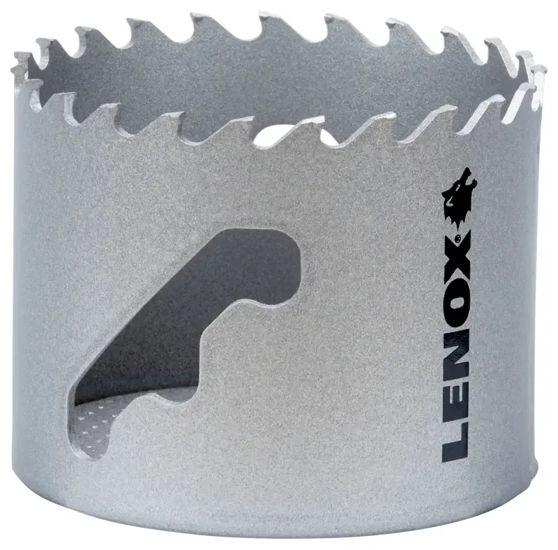 Lenox Speed Slot LXAH32916 Hole Saw, 2-9/16 Dia, Carbide Cutting Edge