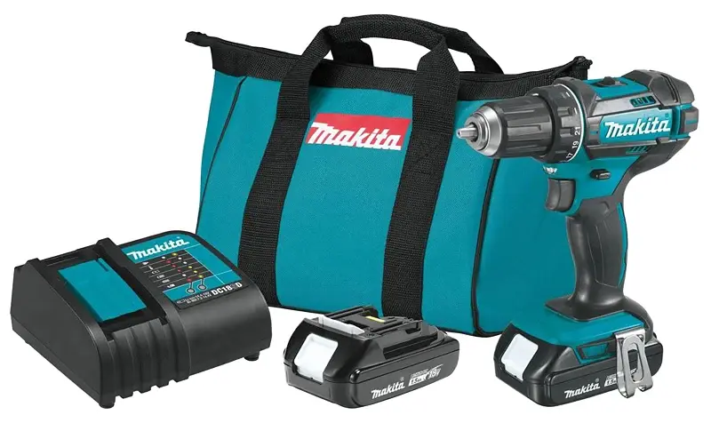 Makita LXT XFD10SY Driver Drill Kit, Battery Included, 18 V, 1.5 Ah, 1/2 Chuck, Ratcheting Chuck
