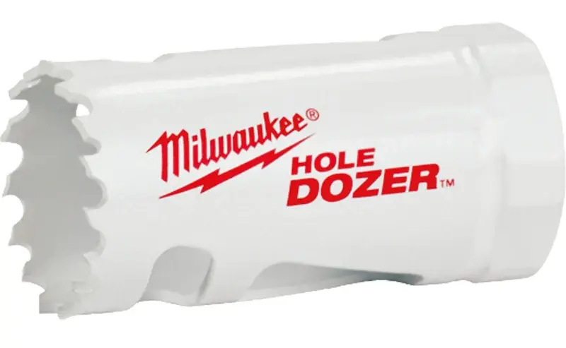 Milwaukee Hole Dozer 49-56-0237 Hole Saw, 4-3/4 Dia, 1-5/8 D Cutting, 5/8-18 Arbor, 3 TPI