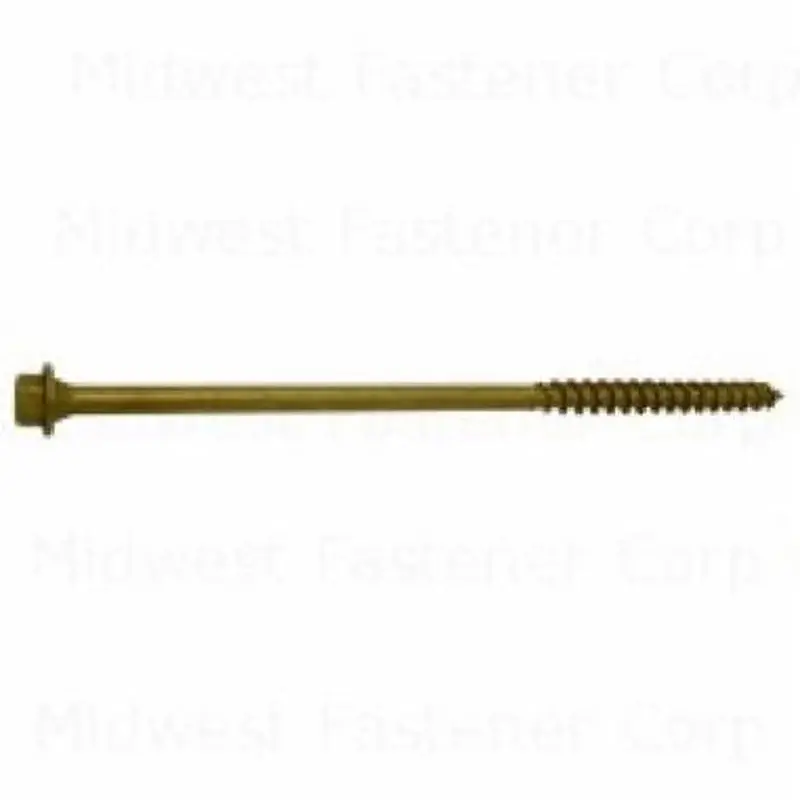 SaberDrive TimberTite Series 52555 Screw, 5/16 Thread, 12 L, Hex Drive