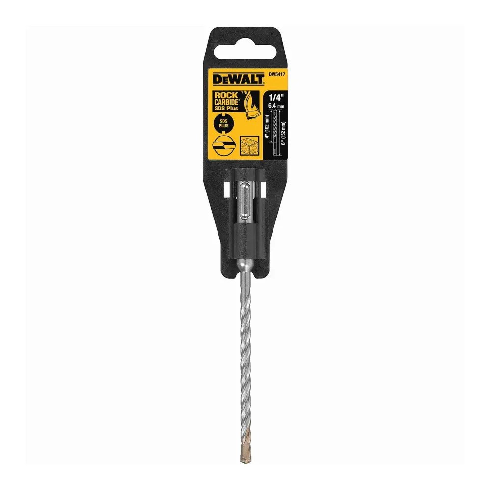 SDS Plus Concrete Drill Bit, 1/4" x 4" x 6"