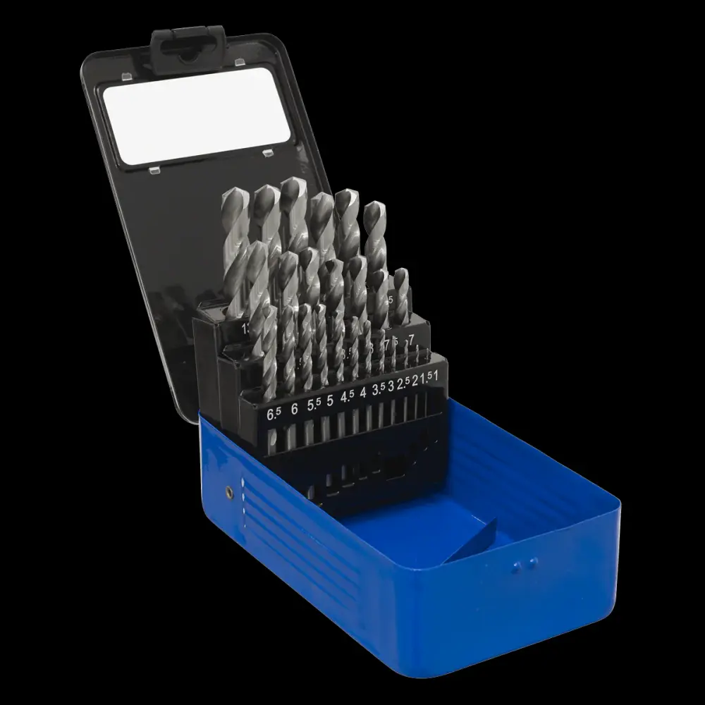 Sealey AK47251 HSS Split Point Fully Ground Drill Bit Place 25pc Metric