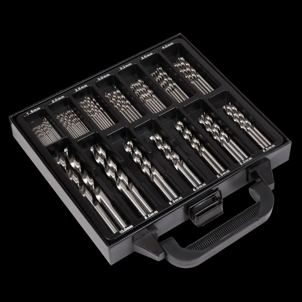 Sealey DBS99FG Drill Bit Set Thoroughly Ground 99pc