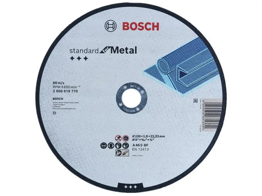 Bosch Powertool Accessories Std Alloy Straight Cut Disc 230Mm