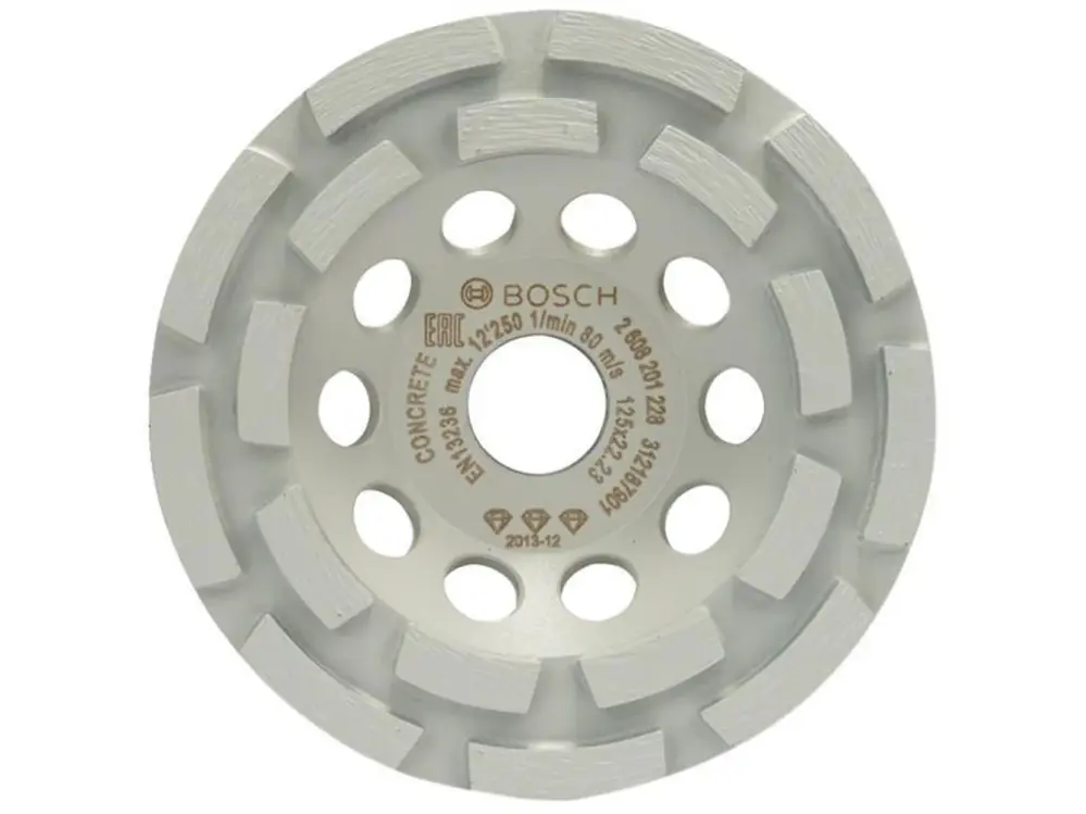 Bosch Powertool Accessories Top Concrete Diamond Grinding Head 125Mm