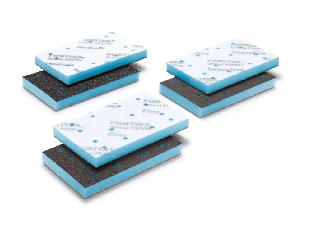 Festool 80x133mm Granat PROfile Abrasives set ten