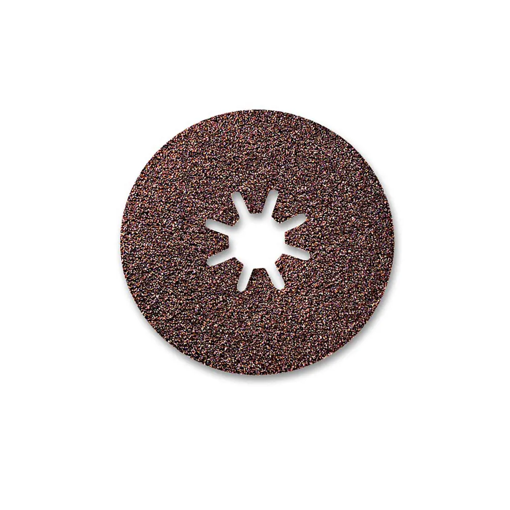 Red Resin Fiber Sanding Disc, 4-1/2" x 7/8" (36 Grit / Coarse)