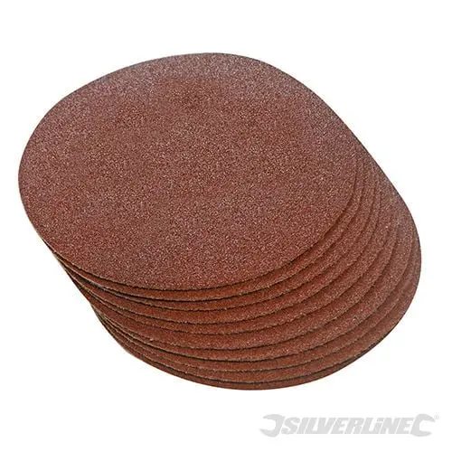 Silverline Hook and Loop Discs 300mm 10pk 300mm 60 Grit - 298538