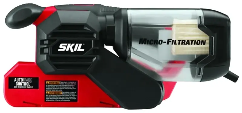 Skil 7510-01 Belt Sander, 6 , 3 x 18 Belt, Abrasive Belt, Auxiliary Handle, 6 ft L Cord
