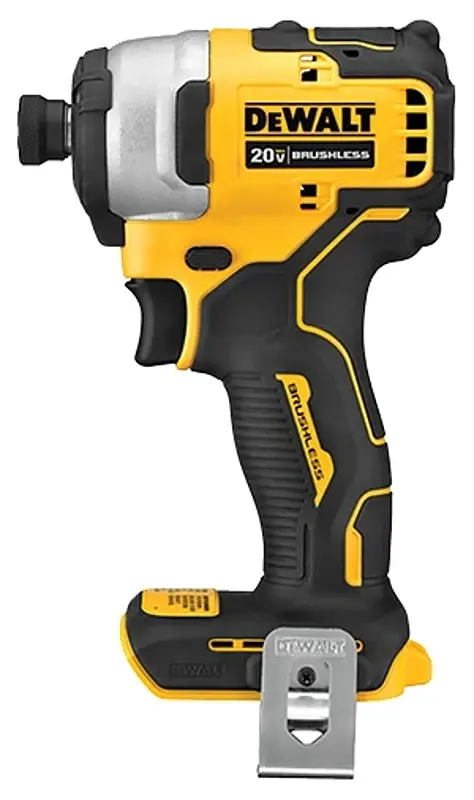 Dust Sealed DEWALT DCF809B Pocket-sized Brushless Impact Driver, Tool Only, 1/4 Drive, Impact Drive, 3200 ipm, 2800 rpm Speed