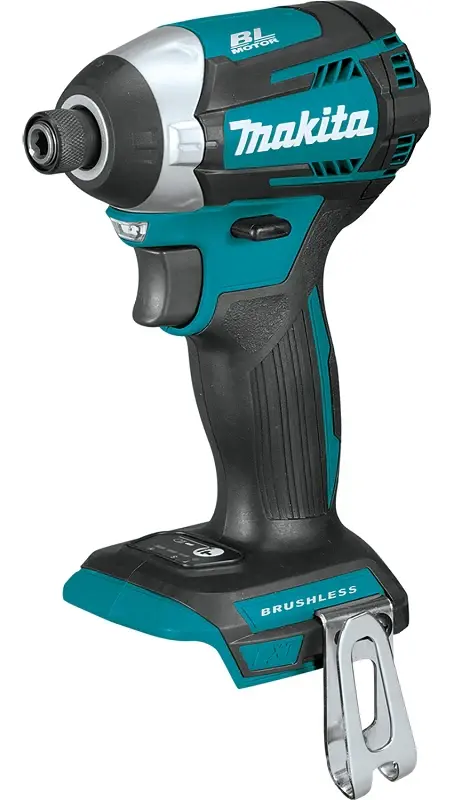 Dust Sealed Makita XDT14Z Brushless Impact Driver, Tool Only, 18 V, 1/4 Drive, Hex Drive, 0 to 3800 ipm