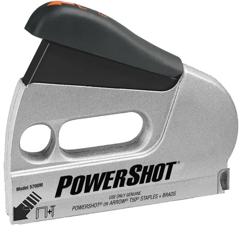 Arrow PowerShot Series 5700 Staple Gun and Nailer, T50 Staple, 1/4 to 9/16 L Leg, Aircraft-grade Staple