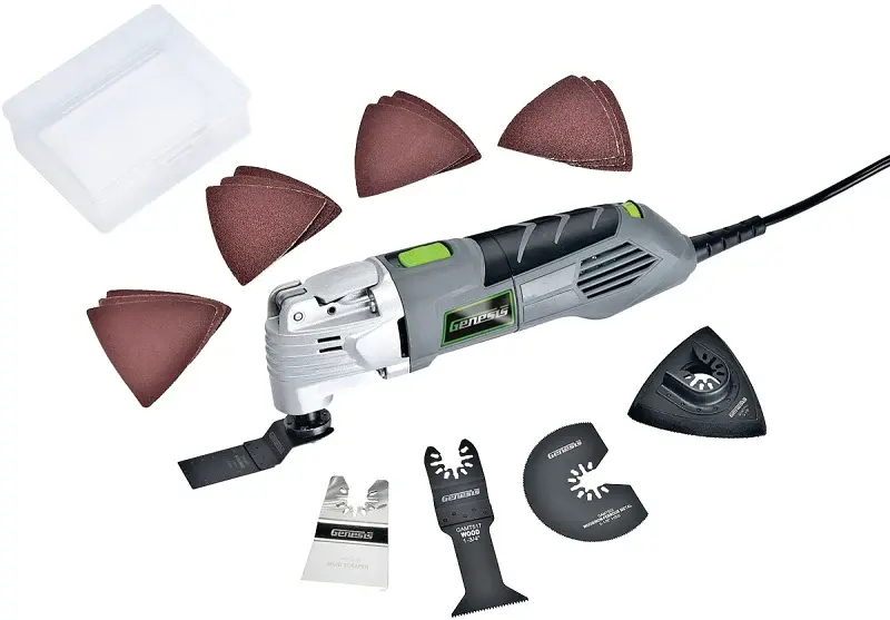 High-Capacity Genesis GMT35T Oscillating Tool, 3.5 , 10,000 to 20,000 opm, 3.7 deg Oscillating