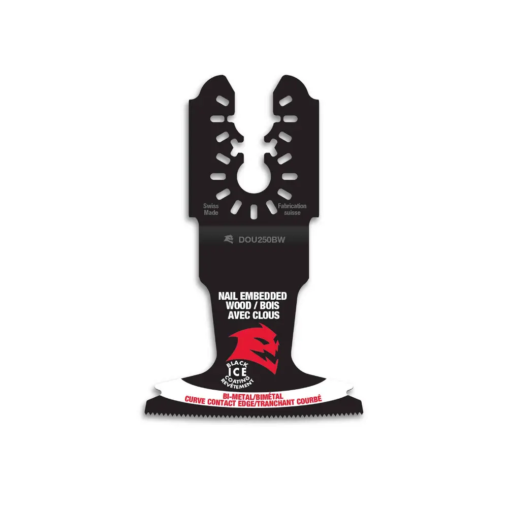 Universal Fit Bi-Metal Oscillating Blade Nail-Embedded Wood, 2-1/2"