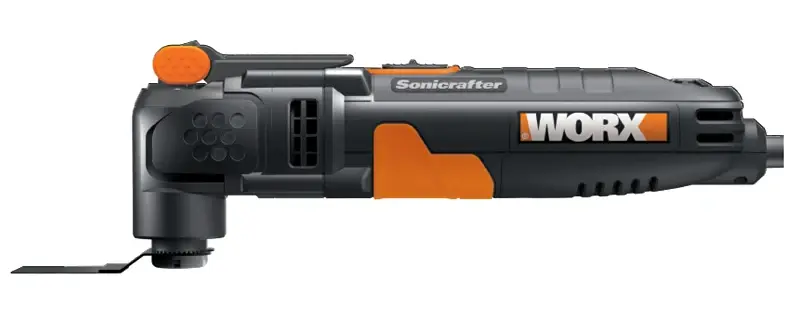Worx WX679L.1 Oscillating Tool, 3 , 11,000 to 21,000 opm, 3.2 deg Oscillating, 1-1/8, 1-3/8 Blade
