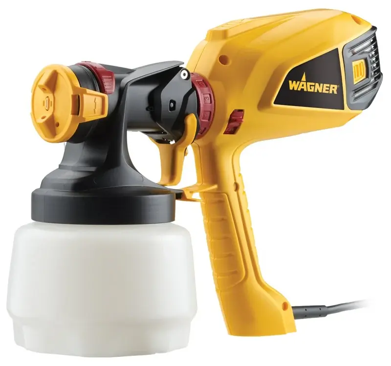 Detail Finish Wagner Control Spray Xtra Duty 2416643 Paint Sprayer, HVLP Fluid Delivery, 1-1/2 qt Cup, 6 psi Pressure, 1/2...