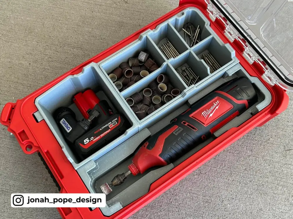 OEM Replacement Packout Insert M12 Rotary Tool - Jonah Pope Design (JP-RT)