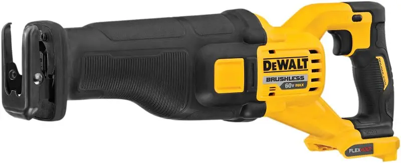 DEWALT DCS389B Brushless Reciprocating Saw, Tool Only, 60 V, 1-1/8 L Stroke, 0 to 3000 spm, Features: Blade