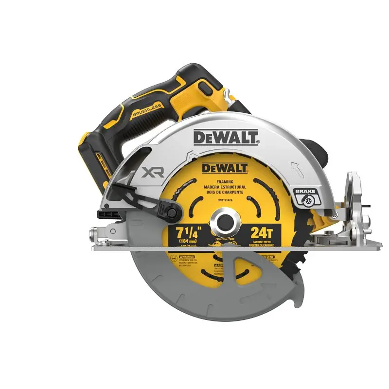 DEWALT DCS590B Untethered Circular Saw, Tool Only, 20 V, 7-1/4 Dia Blade, 57, 45, 22.5 deg Bevel