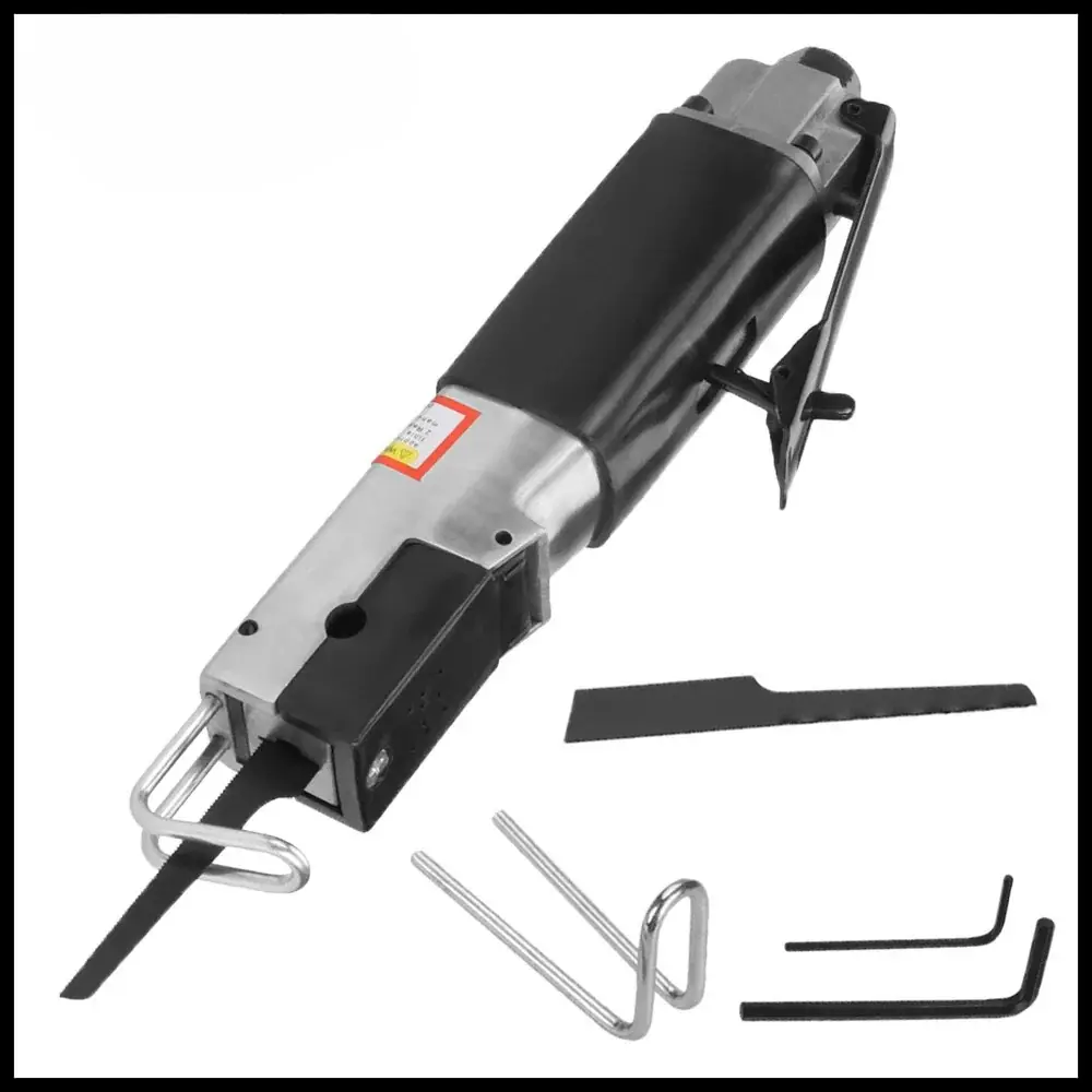 1/4 Inch Pneumatic Reciprocating File Alloy Air Body Quiet Efficient Air Saw Hacksaw Cutting Blade Optimal Vehicle Repair
