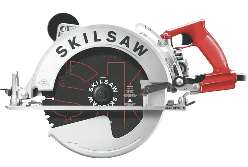 Skilsaw SPT70WM-01 Circular Saw, 15 , 10-1/4 Dia Blade, 0.812 Arbor, 51 deg Bevel