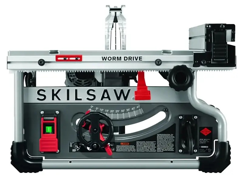 Skilsaw SPT99T-01 Lightweight Worm Drive Table Saw, 120 VAC, 15 , 8-1/4 Dia Blade, 5/8 Arbor, 5300 rpm Speed
