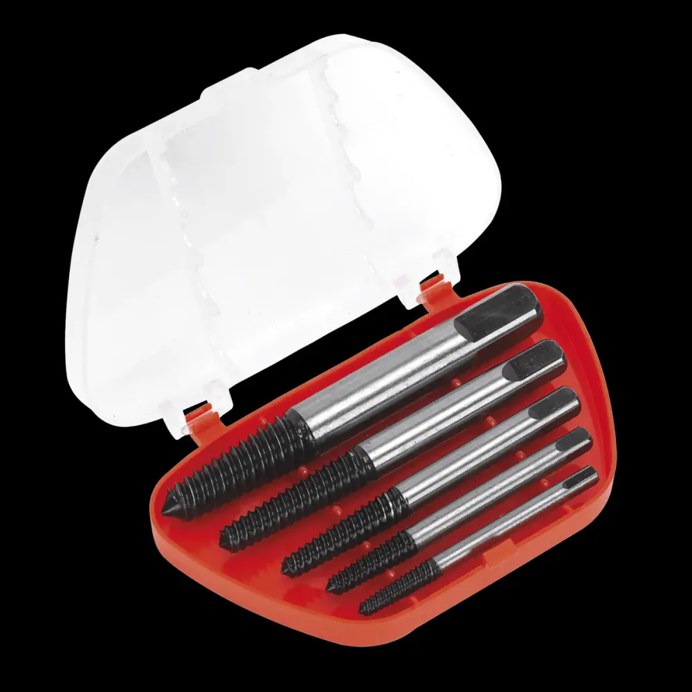 Sealey AK722 Screw Extractor Place 5pc Helix Type