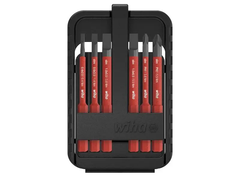 Wiha slimBit electric SL/PH Bit Adjust, 7 Piece