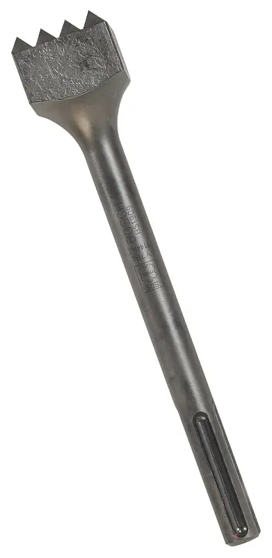 Bosch HS1909 Tooth Head Bushing Tool, 1-3/4 L Blade, 1-3/4 W Blade, 16-Teeth, Alloy Blade, Steel Handle