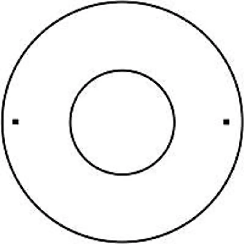 Selkirk 206488 Trim Plate Spacer, Alloy, Black, Matte