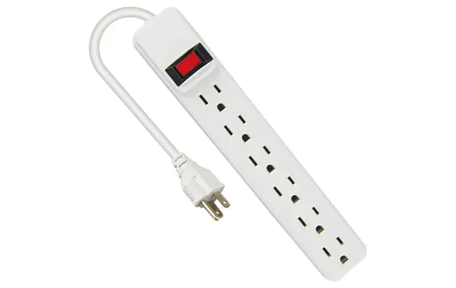Kab Enterprise 6 Outlet Power Strip Surge Protection