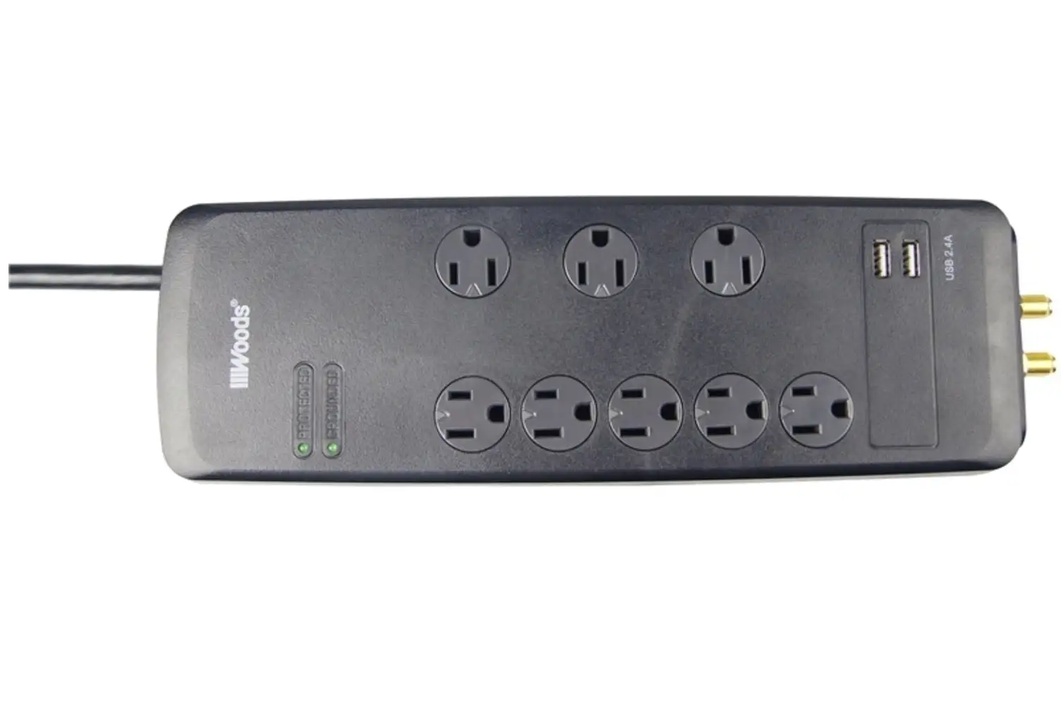 Woods 41629 8-Outlet Strips Surge Protector Home and Office