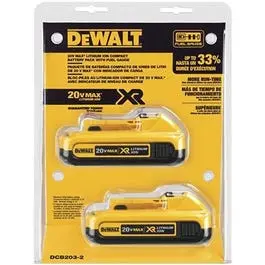 20-Volt Lithium-Ion Batteries 2-Pack Power Tools Dewalt