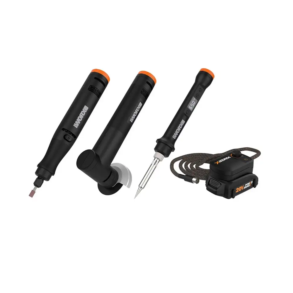 Worx WX991L Makerx Combo Tool Kit 20 Volt Cordless Power Tool Set