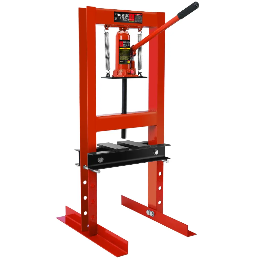 Hydraulic 6 Ton H Frame Garage Floor Shop Press Customizable Plates ys