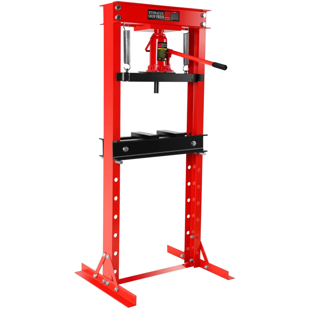 20 Ton Hydraulic Shop Floor Press Steel H Frame Adjustable Shop Press ys