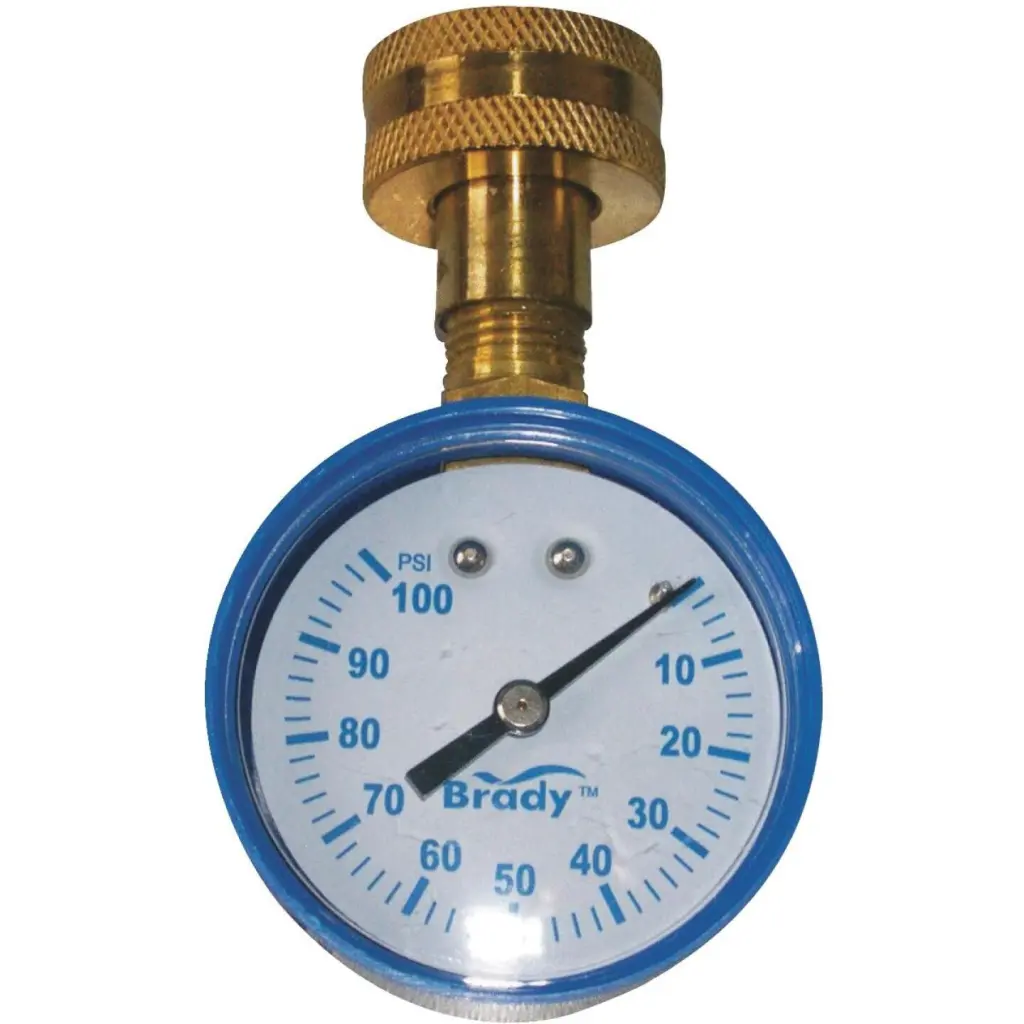 Campbell 3/4 Inch 100 psi Pressure Gauge Industrial Use