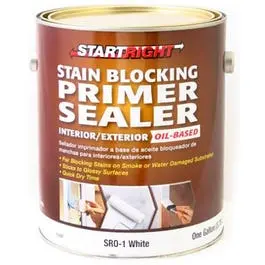 1-Gallon Oil-Based Stain Blocking Primer Sealer White Start Right
