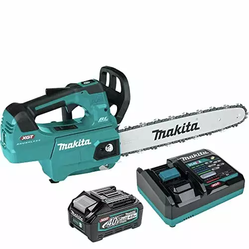 Makita GCU02M1 40V max XGT Brushless Cordless 14 Top Handle Chain Saw Kit (4.0Ah)