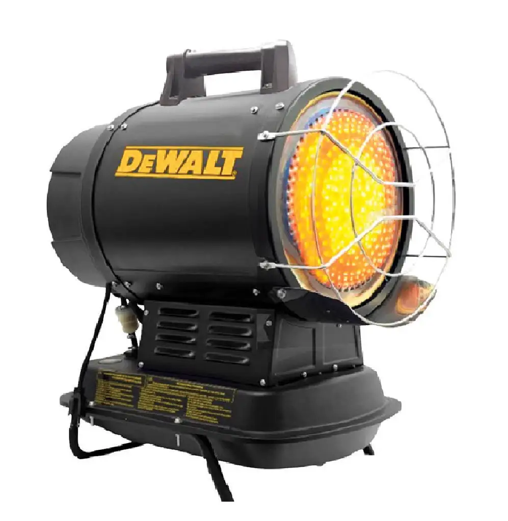DeWalt F340746 Propane Portable Heater 1125 Sq Ft Coverage