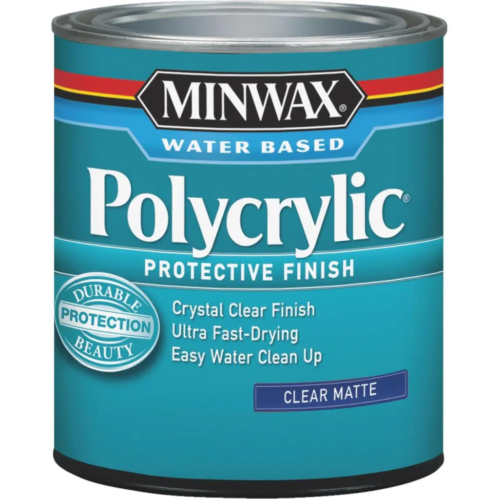 Minwax Polycrylic 1 Qt Matte Water Based Protective Finish Wood