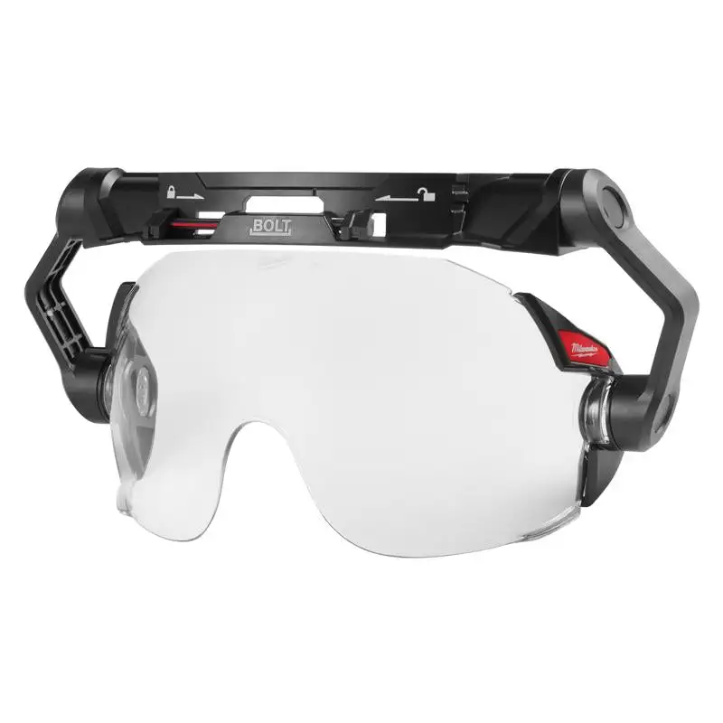 Milwaukee Bolt Anti-Fog PPE Protective Glasses Clear Lens Black Frame
