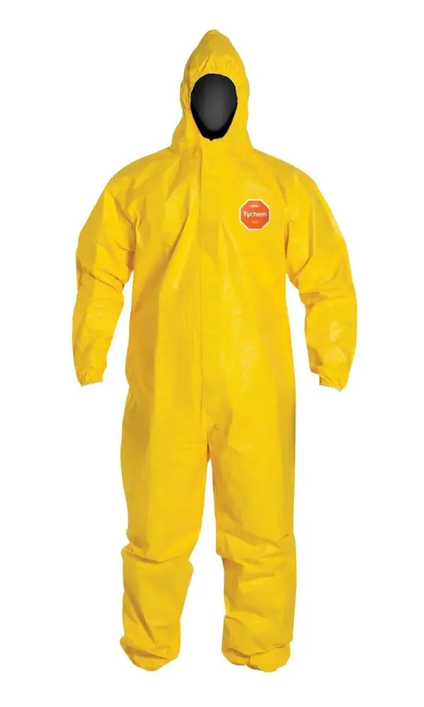 Dupont Tychem 2000 Disposable Chemical Resistant Coverall Hood and Elastic Cuff - QC122